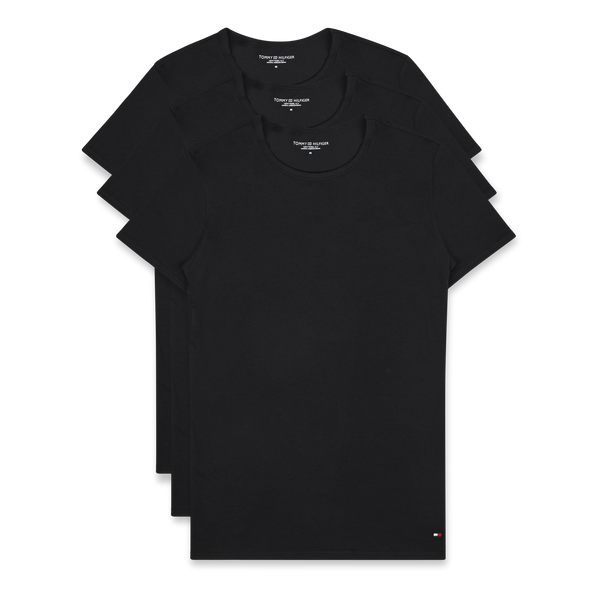 Stretch Cn Tee Ss 3pack 100 White - Tommy Hilfiger – Stayhard.com