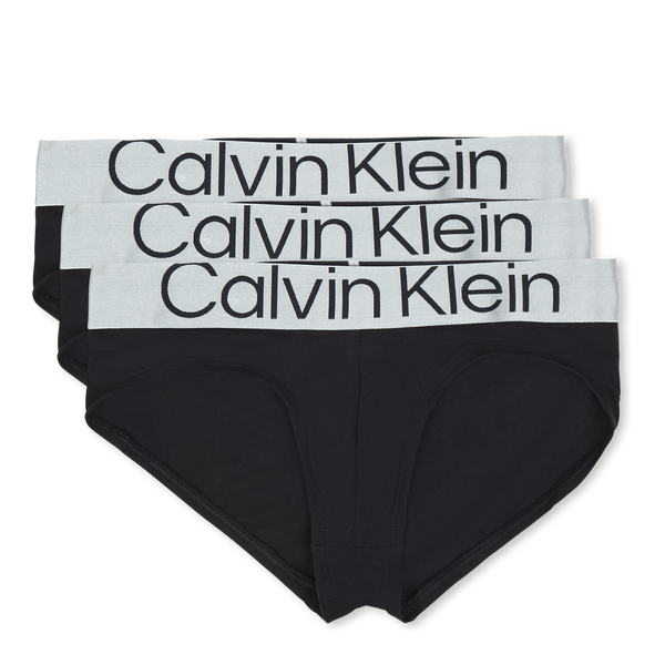 Low Rise Trunk 3pk Cotton Stre Black - Calvin Klein Underwear –