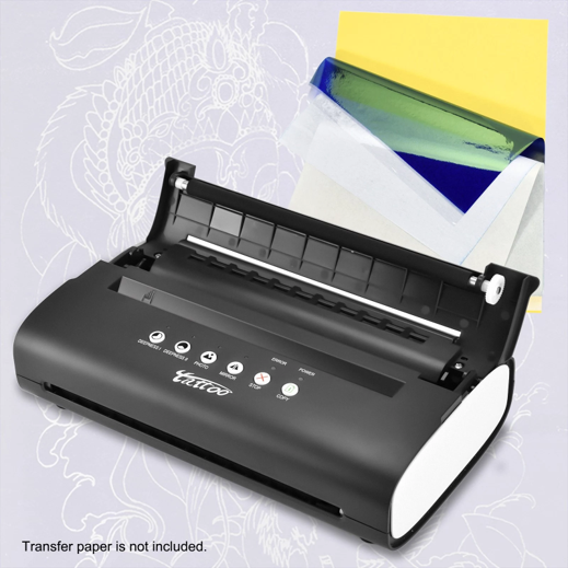 Mini Tattoo Thermal Printer Transfer Machine Copier Stencil Maker Tools For  Tattoo Photos Transfer Paper Copy Printer  Printers  AliExpress