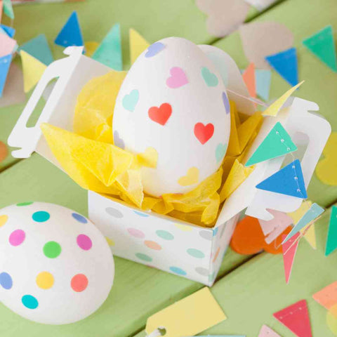 Colourful DIY Easter Favour Boxes