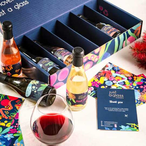 Just A Glass colourfl wine-tasting sets