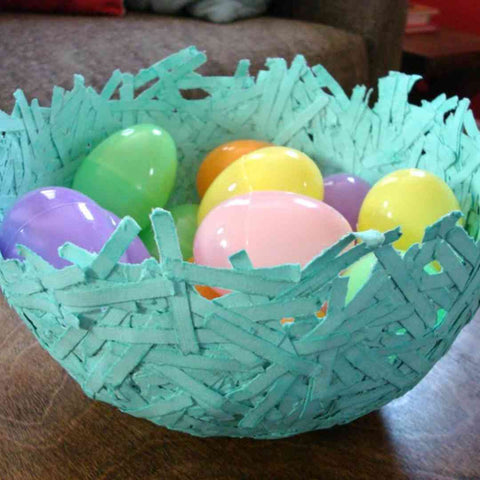 Recycled Paper Egg Nests