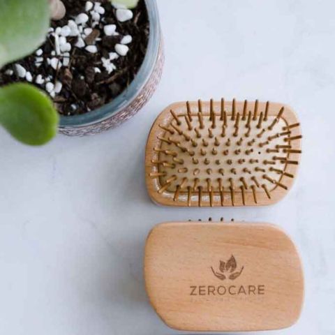 Zerocare eco-friendly detangler hairbrush