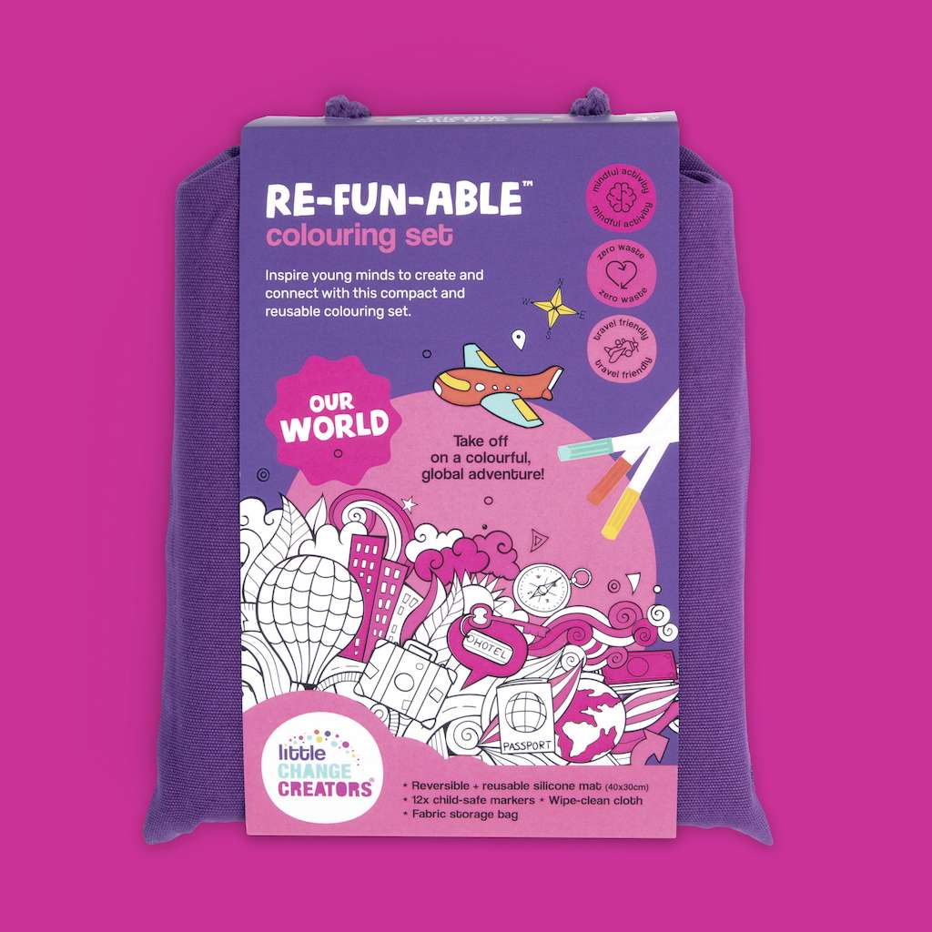 Color Jeu Safari, Ocean, Planet & Unicorn Coloring Kit