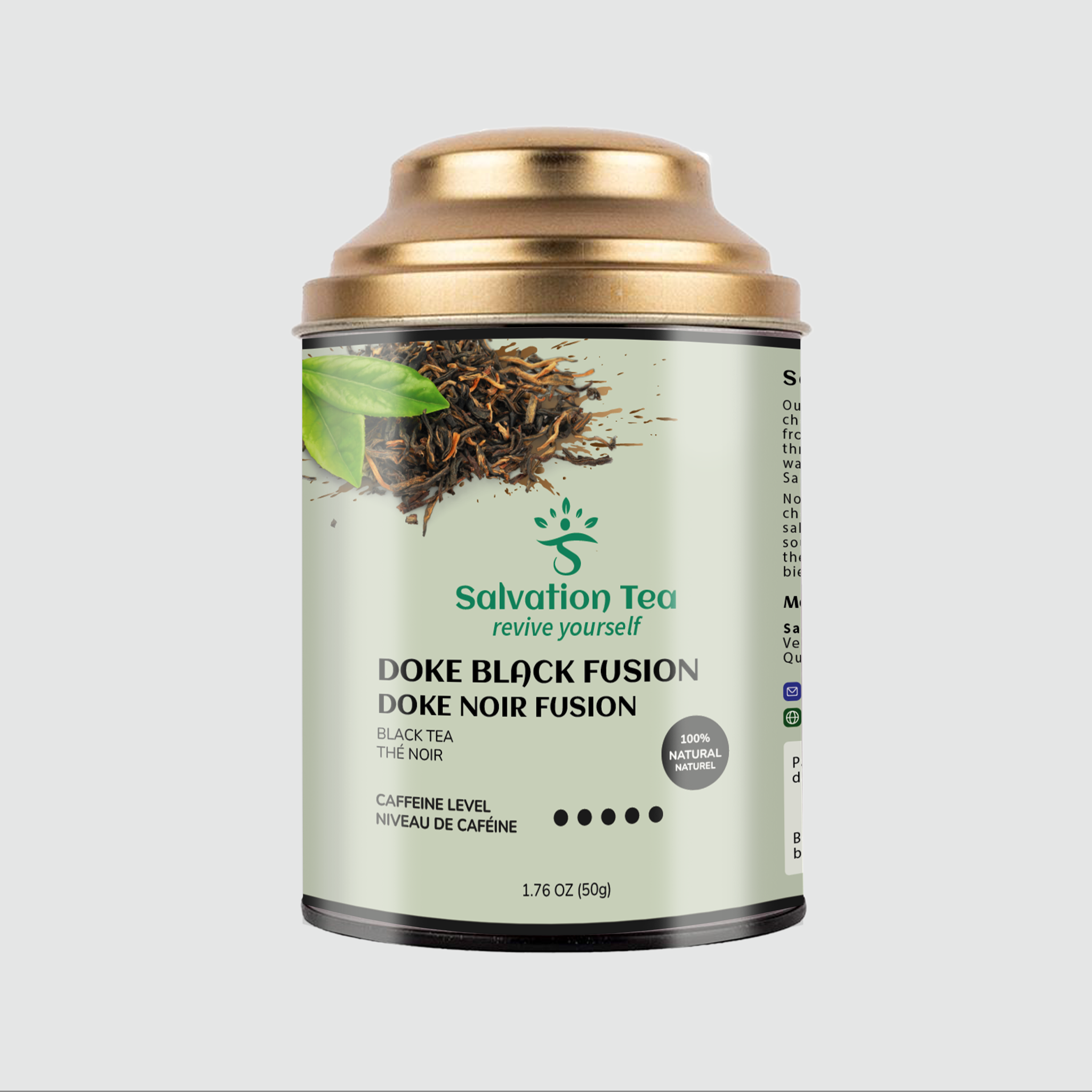 Buy Doke Black Fusion Tea Online | Organic Loose Leaf Tea from India