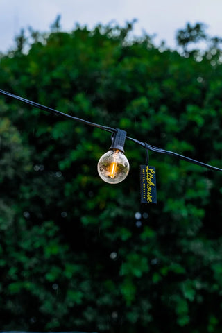 Solar light in garden