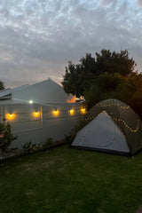 Solar Bubble Ball Lights on tent
