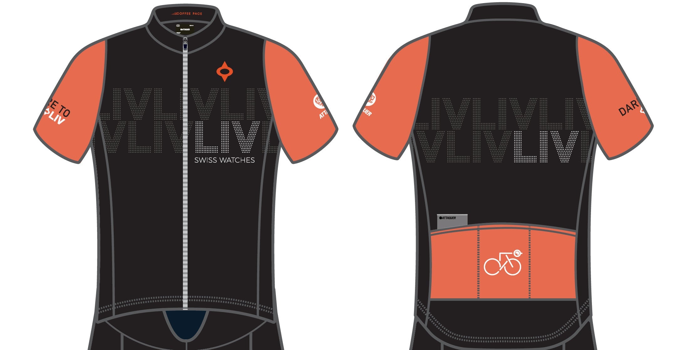 2023 CoffeePace X Attaquer Race Edition Jersey Men's - Coffee Pace product image