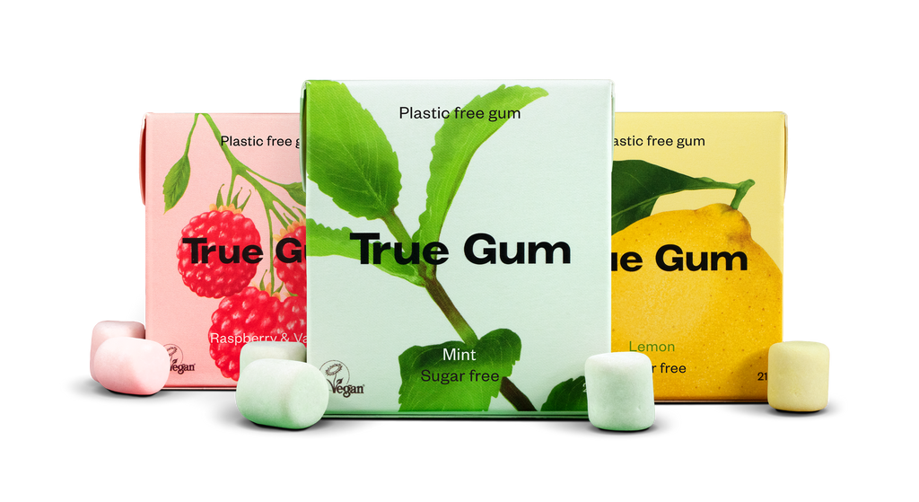 Plastic Free Vegan Chewing Gum True Gum