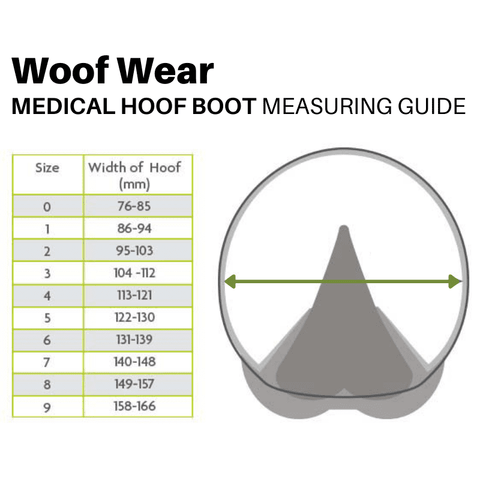 Medical Hoof Boot Measurements