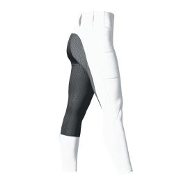Buy the Equetech Aqua Shield White Ladies Winter Riding Tights | Online for Equine