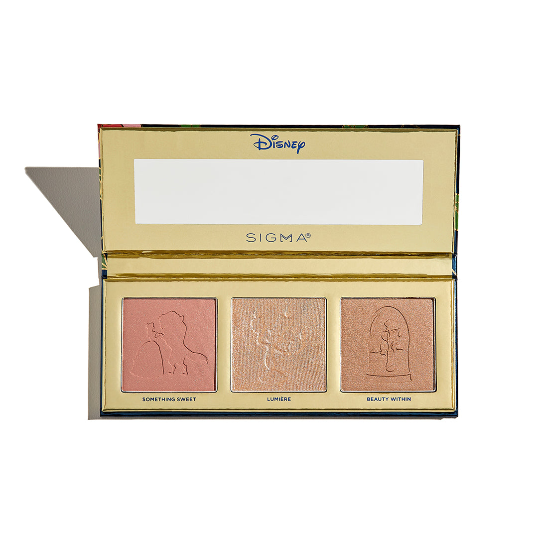 Image of DISNEY BEAUTY AND THE BEAST CHEEK PALETTE