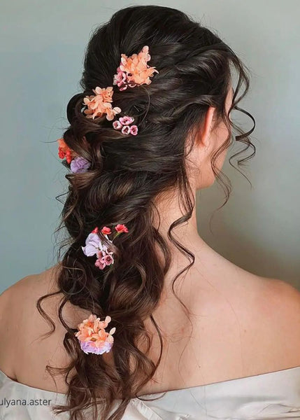 Coiffure De Mariage champêtre Pour Demoiselles D’honneur