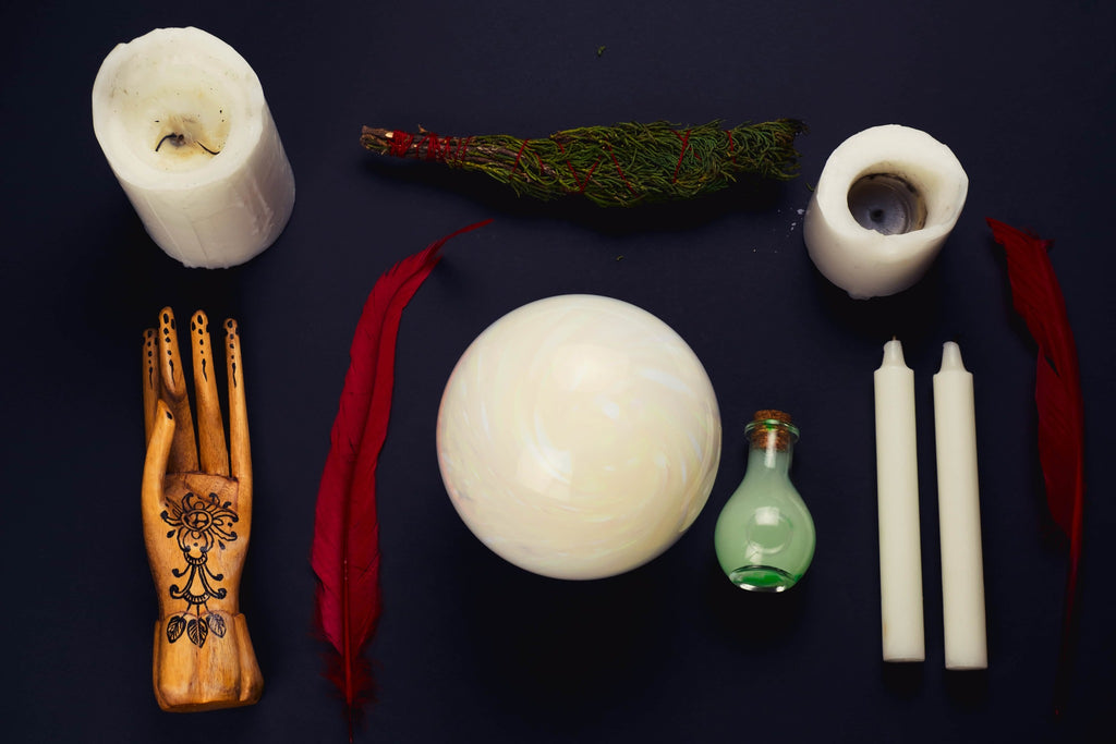 Love magic rituals, multiple herbs and tools for magic.