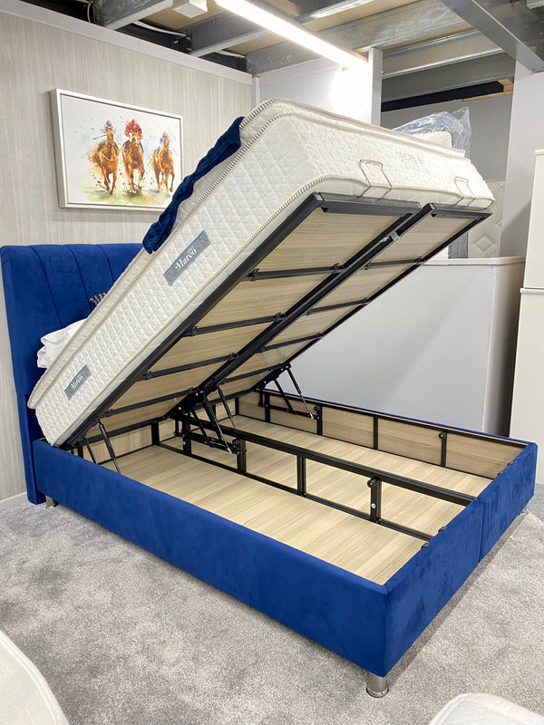 Capri Solid Natural Oak Bed Frame - 5ft King Size – The Oak Bed Store