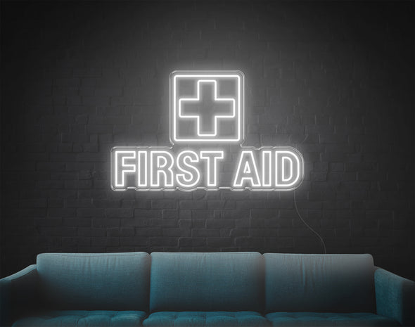First Aid LED Neon Sign