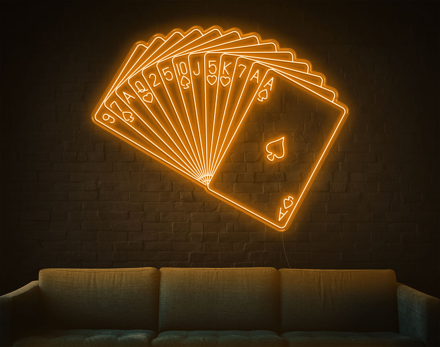Playing Cards LED Neon Sign – Kings Of Neon® USA