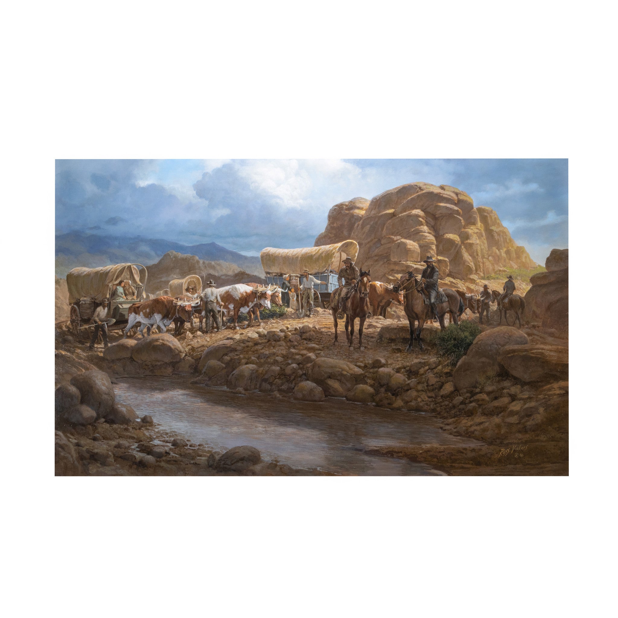 "On the War Path" by Russ Vickers