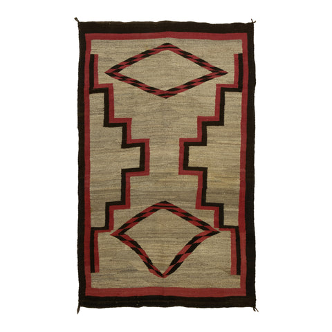 Navajo Storm, Native, Weaving, Floor Rug