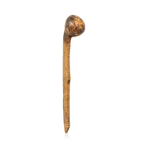 Eastern Sioux Ball Head Club, Native, Weapon, Club