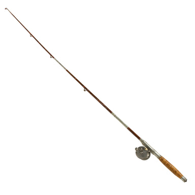 NICE Vintage Champion Handle Rod Copper Telescoping Fishing Rod Muskegon  Mi
