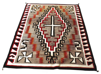 Native  6' to 8', Klagetoh, native, Native American, native: weaving, native: weaving: floor rug, native: weaving: southwest - navajo, Southwest - Navajo  Navajo Klagetoh