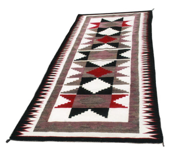 Native  8'+, Crystal, native, Native American, native: weaving, native: weaving: floor rug, native: weaving: southwest - navajo, Southwest - Navajo  Navajo Runner