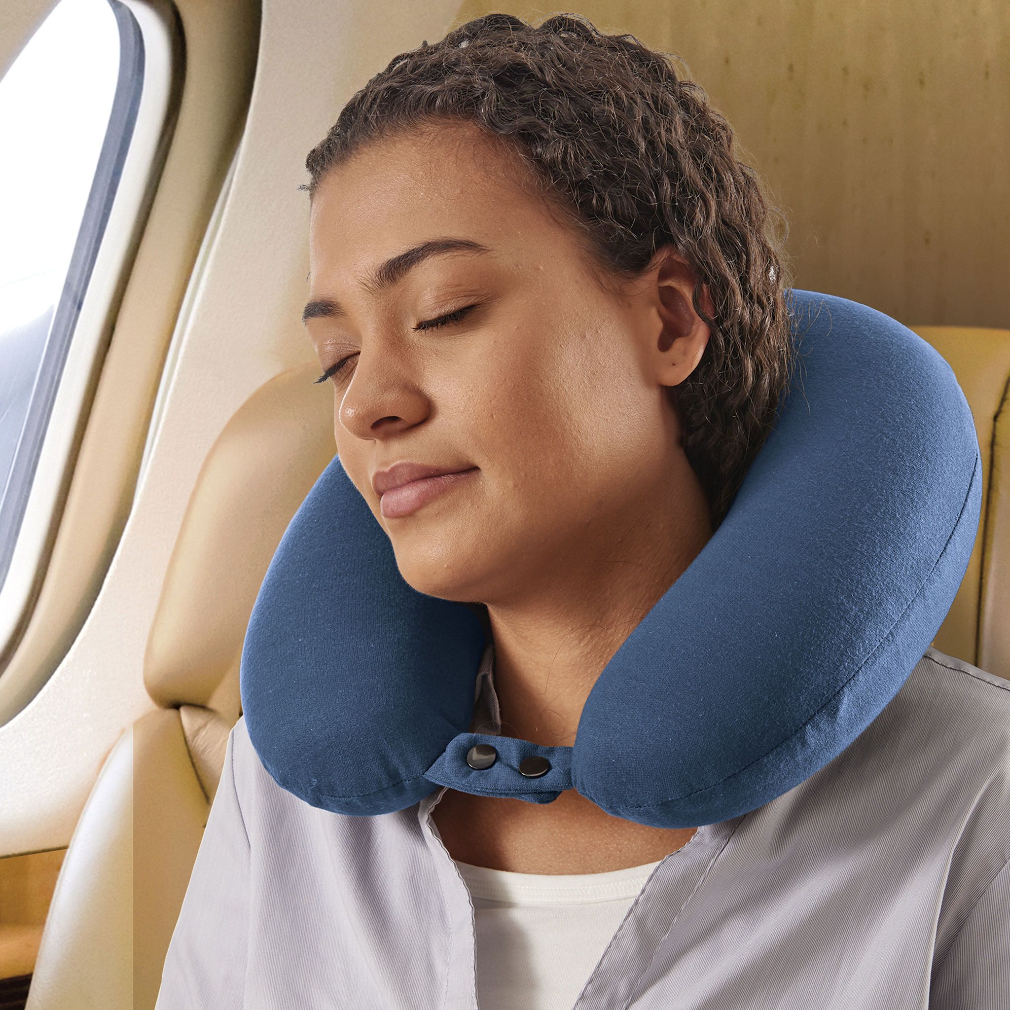 Memory Foam Travel Pillow Airplane Neck Rest & Plane Accessories