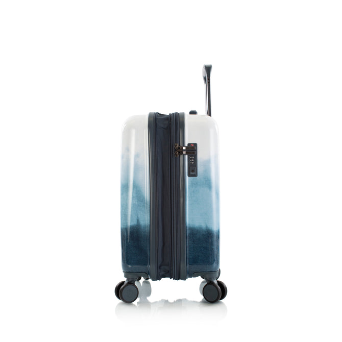 variant:41552685465645 heys america Tie Dye 21 CarryOn Spinner Luggage - Blue 