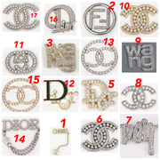 bling chanel croc charms