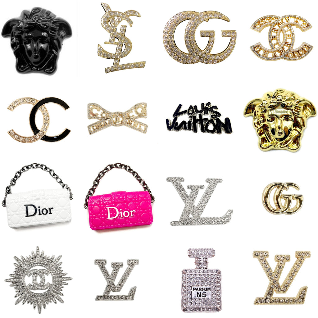 bling chanel croc charms