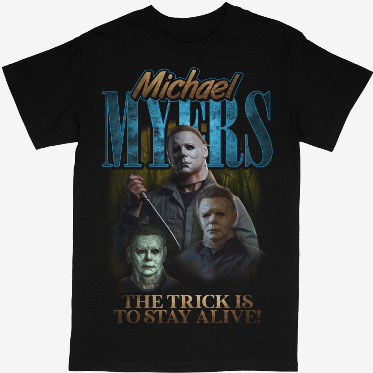 Michael Myers Tee Shirt Scary Movie Halloween - STREETWEAR