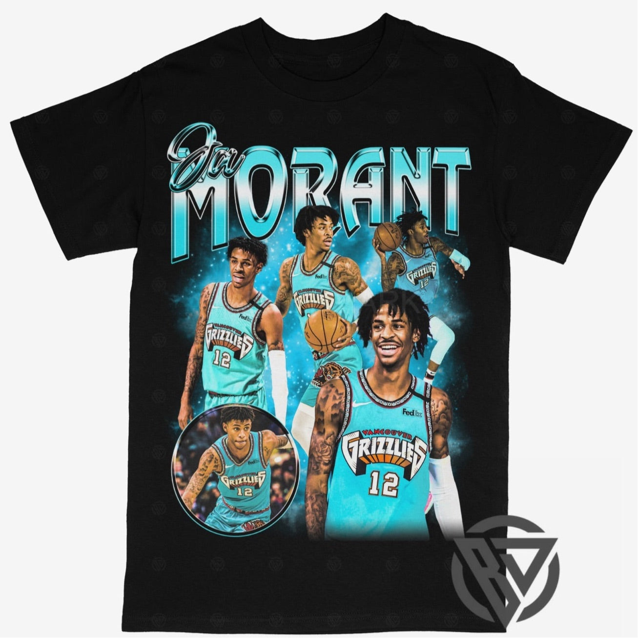 Ja Morant Tee Shirt Memphis Grizzlies NBA Basketball (V2) - STREETWEAR