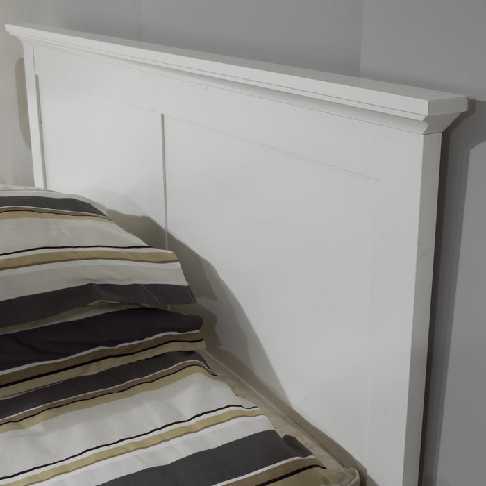 Paris Double Bed (140 x 200) in White - Simply Utopia