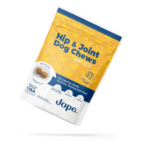Jope joint dog chew with UC-II collagen