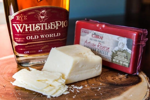 WhistlePig Whiskey and Artisan Reserve Cheddar