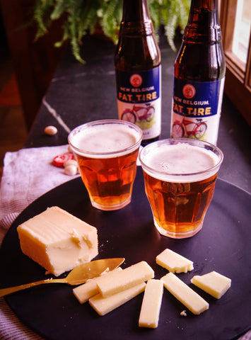 Fat tire and cheddar pairing