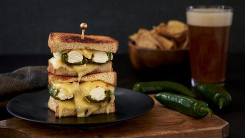 Jalapeno Popper Grilled Cheese