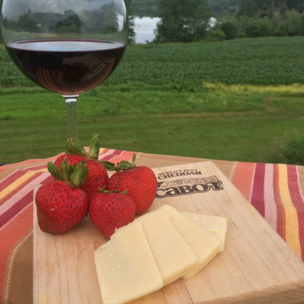 Strawberries, Wine and Cheese