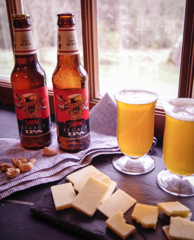 Saranac Legacy IPA and Cabot Cheddar Pairing