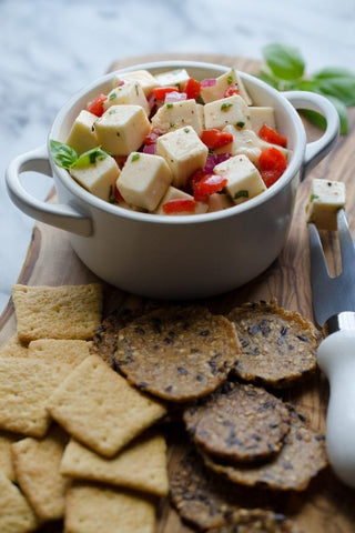 Marinated Cabot Cheddar Cheese Cubes