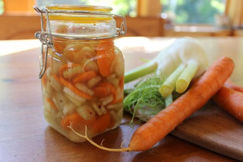 Pickled Carrots and Fennel