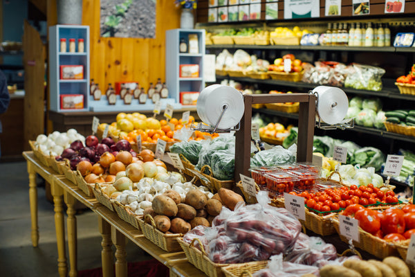 Vegetable farm stand