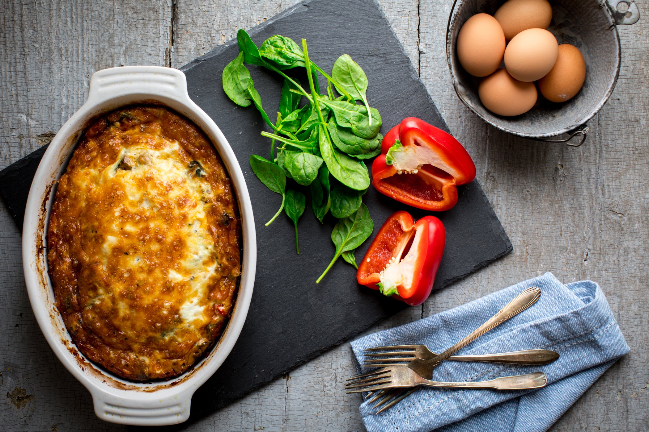 Baked Cheddar Frittata