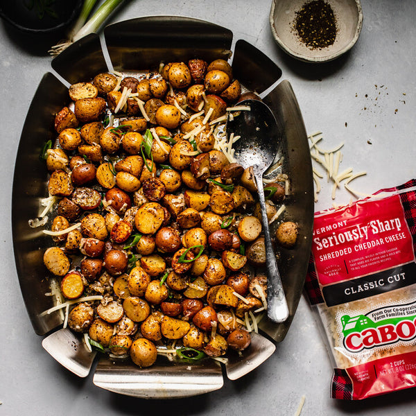 Cheesy Grilled Za'atar Potatoes