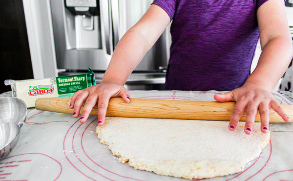 Kid with rolling pin