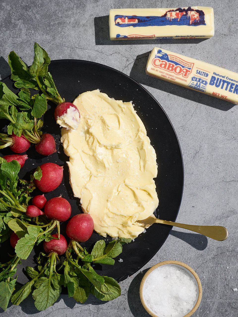 Radishes with Cabot Butter