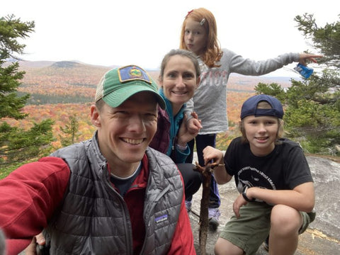 Vermont Hiking Family