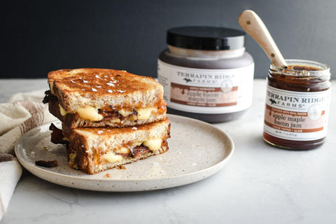 apple, bacon, and fontina grilled cheese