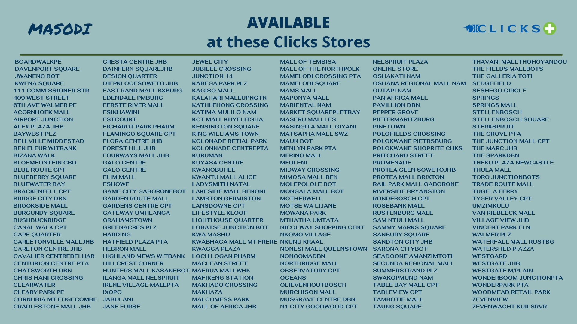 Clicks Mthatha - All locations of Clicks in Mthatha